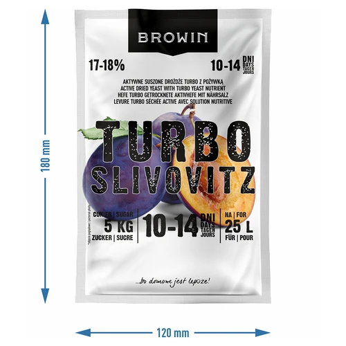 Destillerigær Turbo Slivovitz - 4