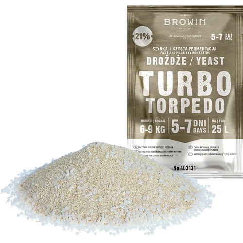 Destilleringsgær Turbo Torpedo 5-7 dage 21% 100g - 4