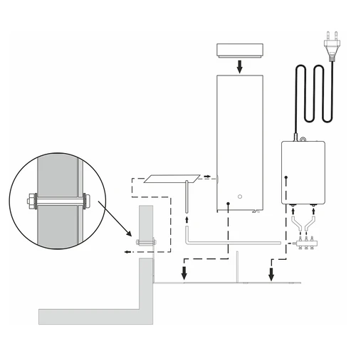 dragON Jet 1 røggenerator med elektrisk dragON Air-pumpe - 9