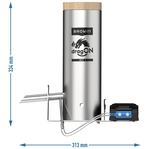 dragON Jet 1 røggenerator med elektrisk dragON Air-pumpe - 8