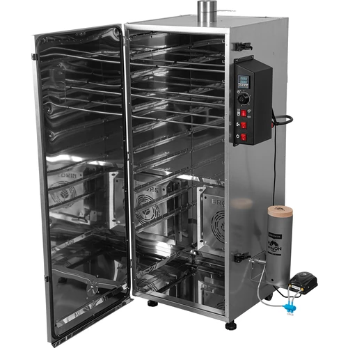 dragON rygeovn i stål 220 L – med digital styring - 3