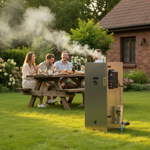 dragON rygeovn i stål 220 L – med digital styring - 13