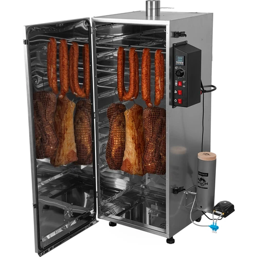 dragON rygeovn i stål 220 L – med digital styring - 4