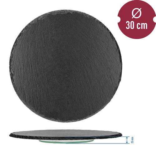 Drejefad i skifer Ø30cm - 9
