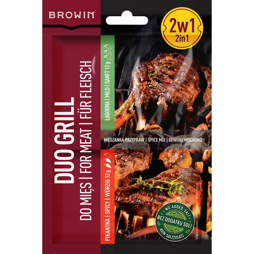 Duo Grill til kød, 2-i-1 krydderiblanding, 2 x 12 g  - 1 
