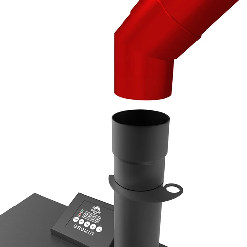 Elektrisk dragON-røgovn med mobil base - 33