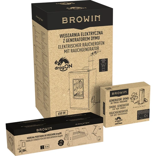 Elektrisk dragON-røgovn med mobil base - 35