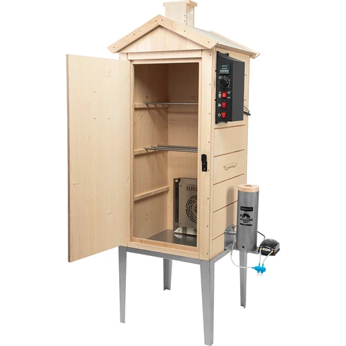 Elektrisk røghus dragON PLYWOOD NATURE 100E med elektrisk varmeelement og controller - 3