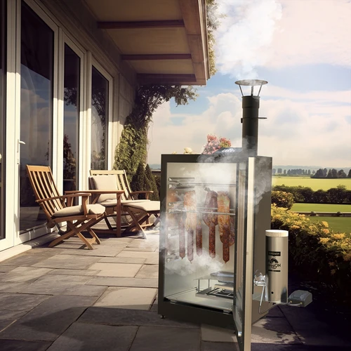 Elektrisk røgovn – dragON med røggenerator, digital, 65 L - 31