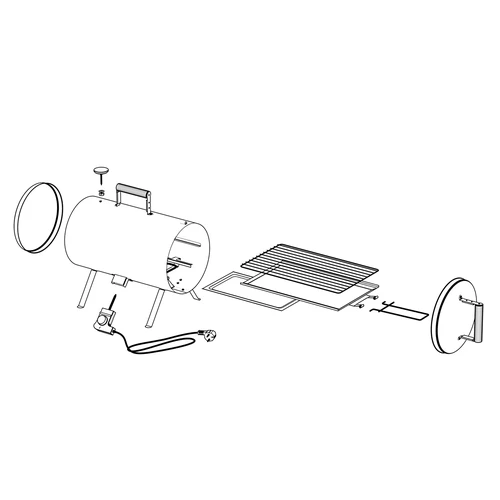 Elektrisk rygeovn - bærbar - 10