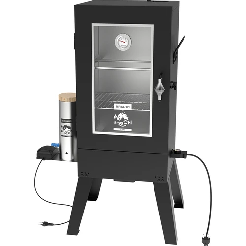 Elektrisk rygeovn dragON E101 med røgenerator, 70 L - 3