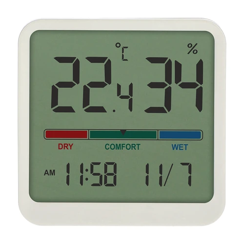 Elektronisk indendørs termometer, hvid - 2