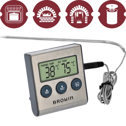 Elektronisk køkkentermometer med sonde (0°C til 250°C) - 2