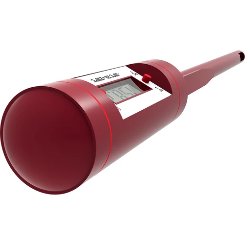Elektronisk køkkentermometer, LCD (-20°C til +250°C), rød - 4