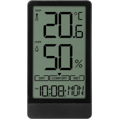 Elektronisk rumtermometer fra Soens, sort - 2