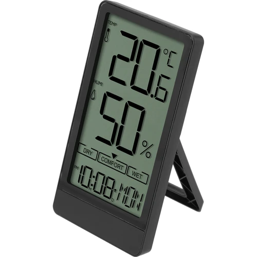 Elektronisk rumtermometer fra Soens, sort - 3