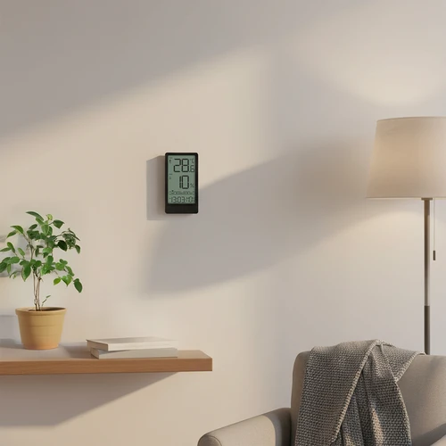 Elektronisk rumtermometer fra Soens, sort - 9