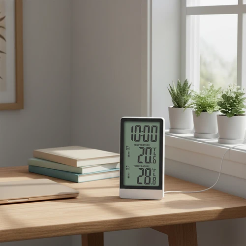 Elektronisk termometer fra Soens – med føler, hvid - 7