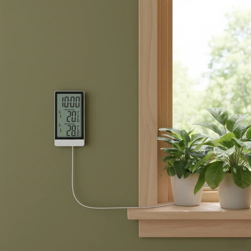 Elektronisk termometer fra Soens – med føler, hvid - 8