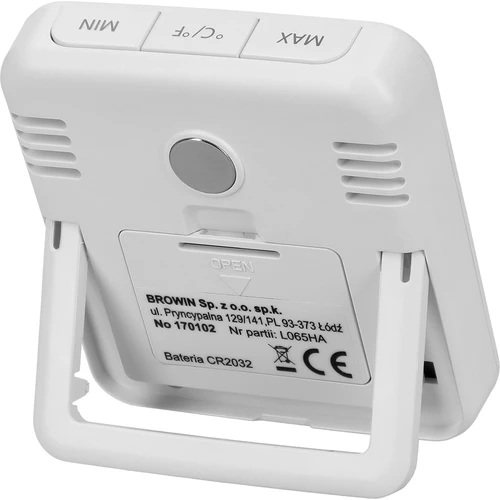 Elektronisk termometer med komfortindikator, hvid - 5
