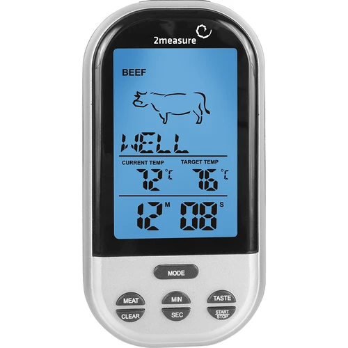 Elektronisk trådløst køkkentermometer med sonde (0°C til 250°C) - 2