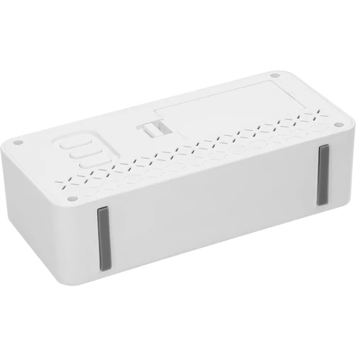 Elektronisk vejrstation Soens – hvid, med ur og kalender - 4