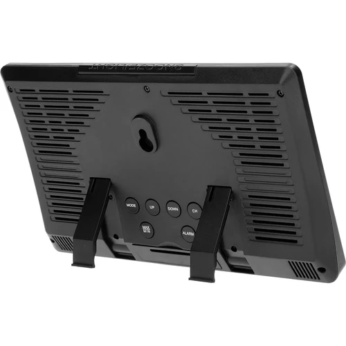 Elektronisk vejrstation – trådløs, med sensor, sort - 5