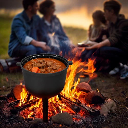 Emaljeret støbejernsgryde, 10 l - 6