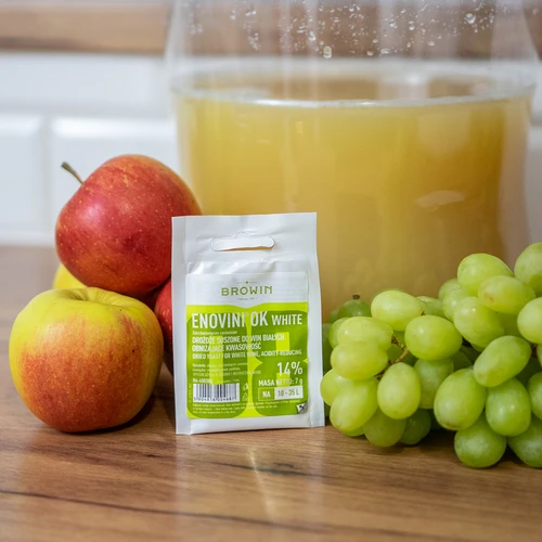 Enovini® OK WHITE - vinfremstillingsgær der sænker syreindhold 7 g - 7