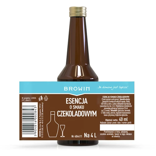 Essens med chokoladesmag til 4 L - 40 ml - 7