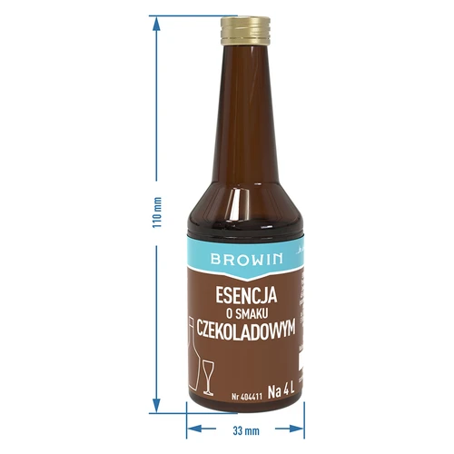 Essens med chokoladesmag til 4 L - 40 ml - 8