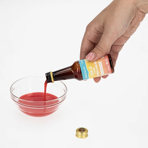Essens med citron-hindbær smag - 40 ml, til 4L - 6