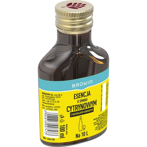 Essens med citronsmag med naturlig aroma til 10 L - 100 ml - 2