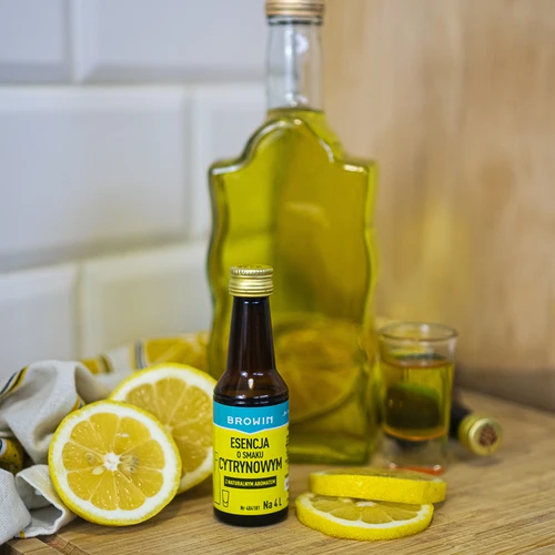 Essens med citronsmag med naturlig aroma til 4 L - 40 ml - 8
