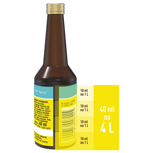 Essens med citronsmag med naturlig aroma til 4 L - 40 ml - 5