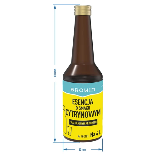 Essens med citronsmag og naturlig aroma til 4 L – 40 ml - 7