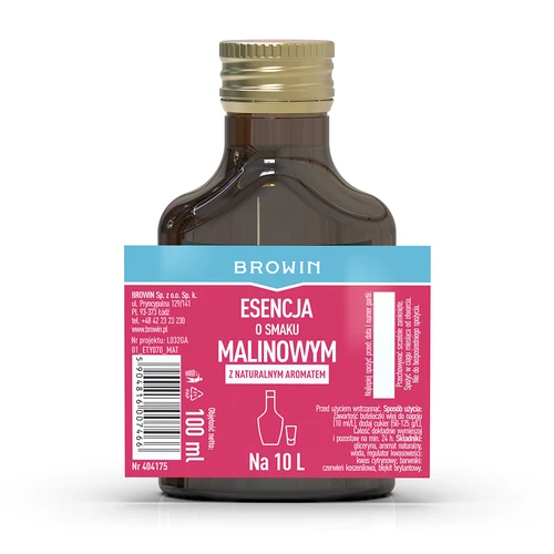 Essens med hindbærsmag med naturlig aroma til 10 L - 100 ml - 4
