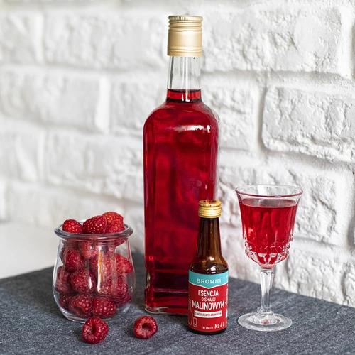 Essens med hindbærsmag med naturlig aroma til 4 L - 40 ml - 8