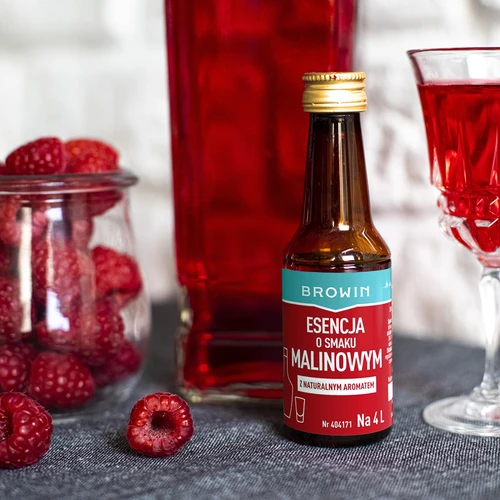 Essens med hindbærsmag med naturlig aroma til 4 L - 40 ml - 9