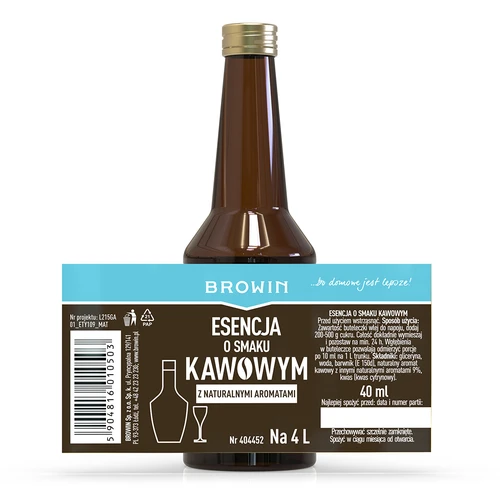 Essens med kaffesmag med naturlige aromaer til 4 L - 40 ml - 4