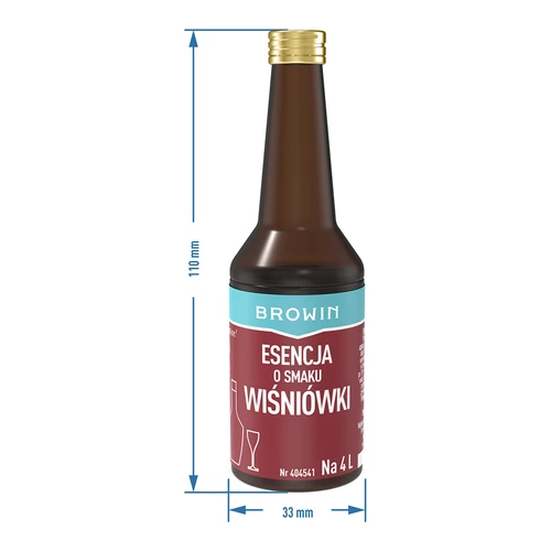 Essens med kirsebærlikørsmag til 4 L - 40 ml - 8