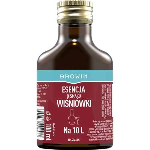 Essens med kirsebærsmag til 10 L - 100 ml  - 1 