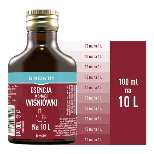Essens med kirsebærsmag til 10 L - 100 ml - 4