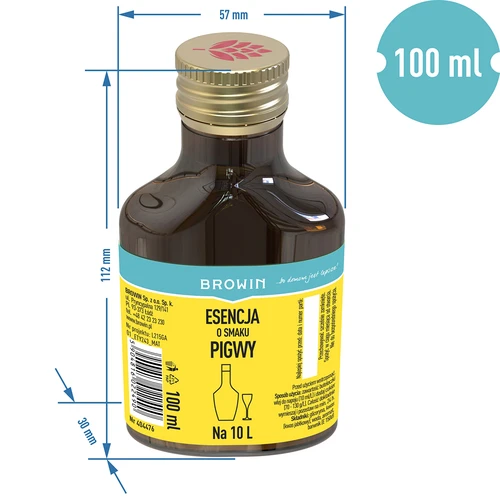 Essens med kvædesmag til 10 L - 100ml - 6