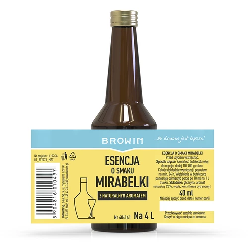 Essens med mirabellesmag 40 ml - 4