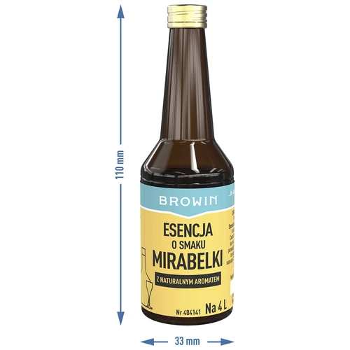Essens med mirabellesmag 40 ml - 6