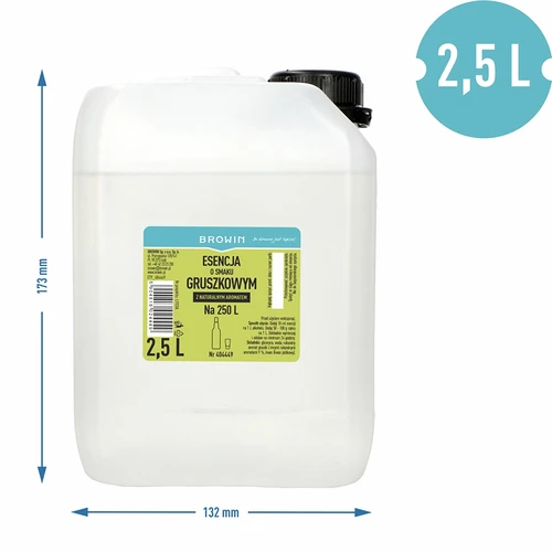 Essens med pæresmag, med naturlig aroma, 2,5L - 3