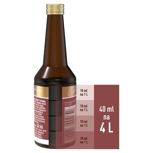 Essens med smag af brandy med kirsebær 40 ml til 4 l - 5