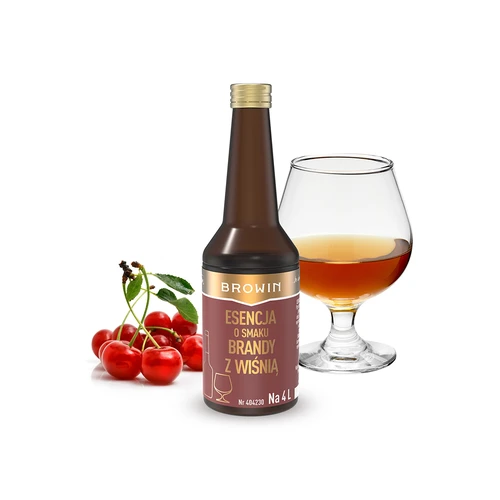 Essens med smag af brandy med kirsebær 40 ml til 4 l - 3