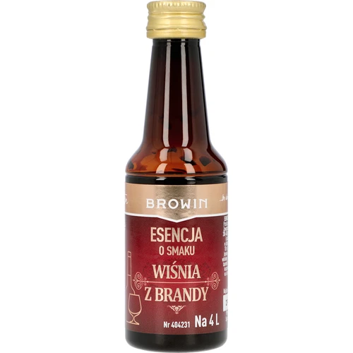 Essens med smag af Kirsebær med brandy, 40 ml - til 4 L  - 1 